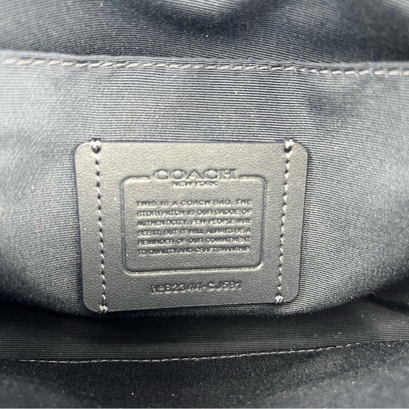 Coach Blue and Brown Bag - Picture 5 of 7